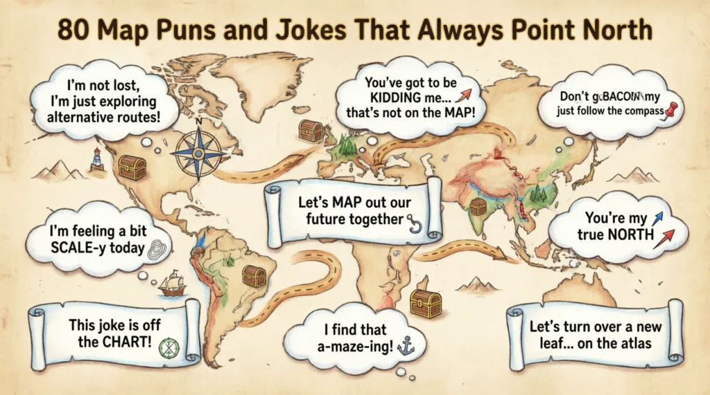 map puns and jokes