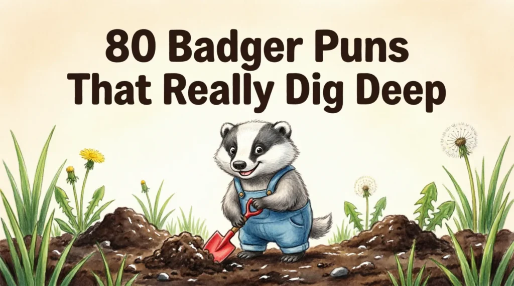 badger puns