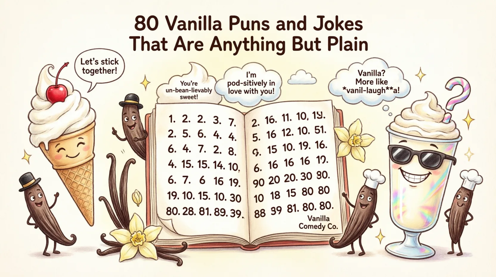 vanilla puns and jokes