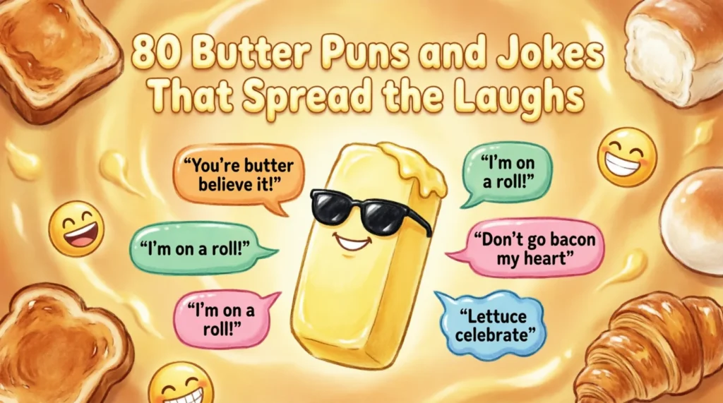 butter puns and jokes
