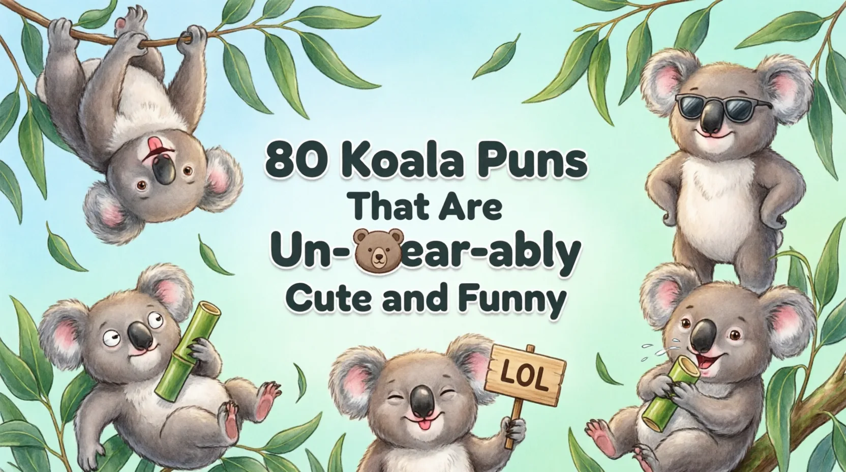 80 Koala Puns That Are Un-bear-ably Cute and Funny koala puns and jokes