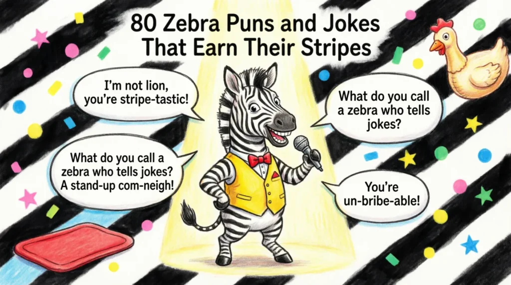zebra puns and jokes