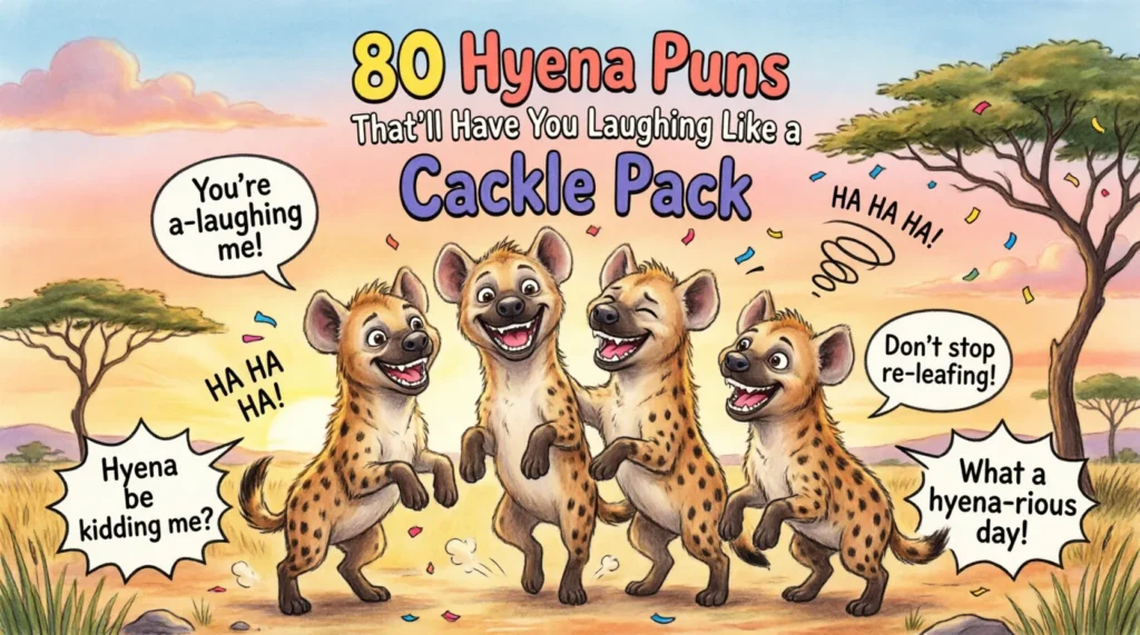 hyena puns and jokes