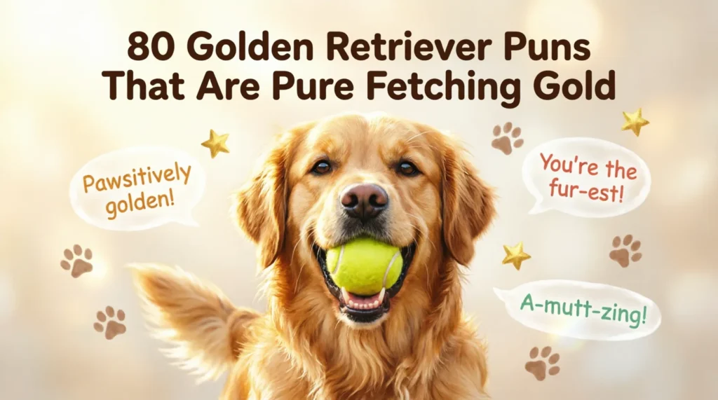 golden retriever puns