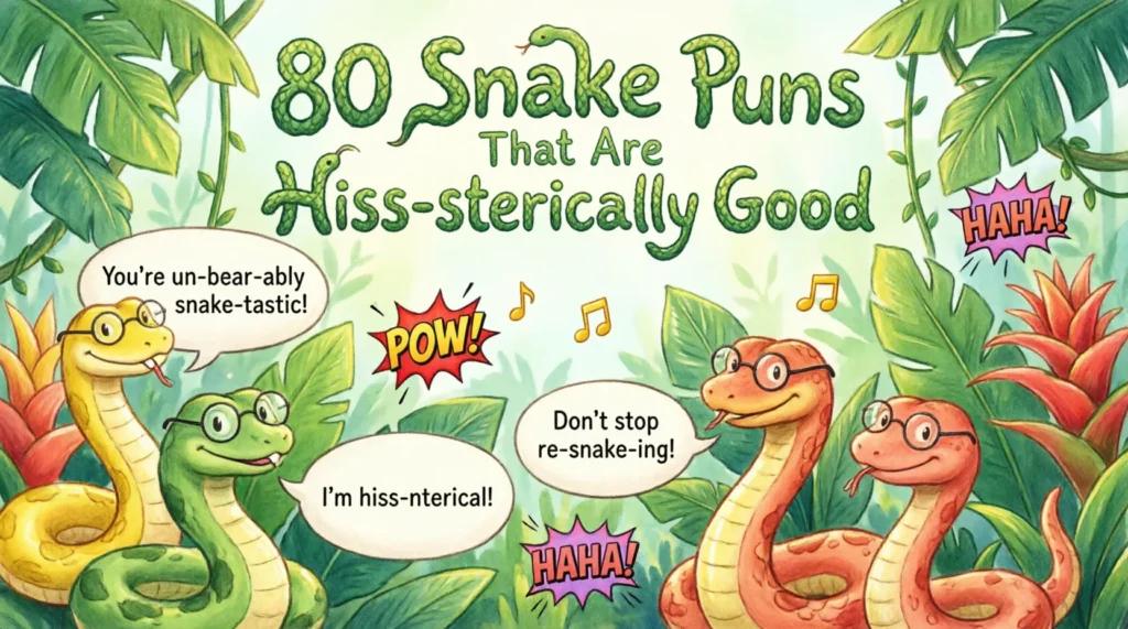 snake puns