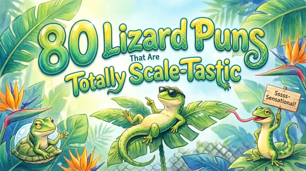 lizard puns