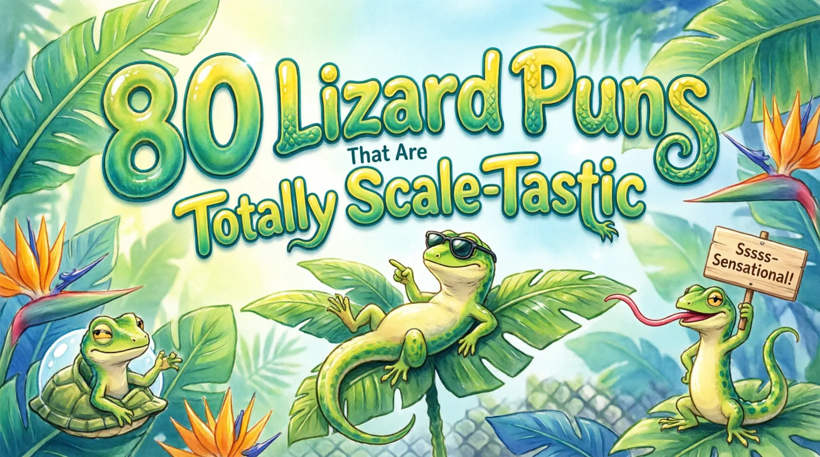 lizard puns