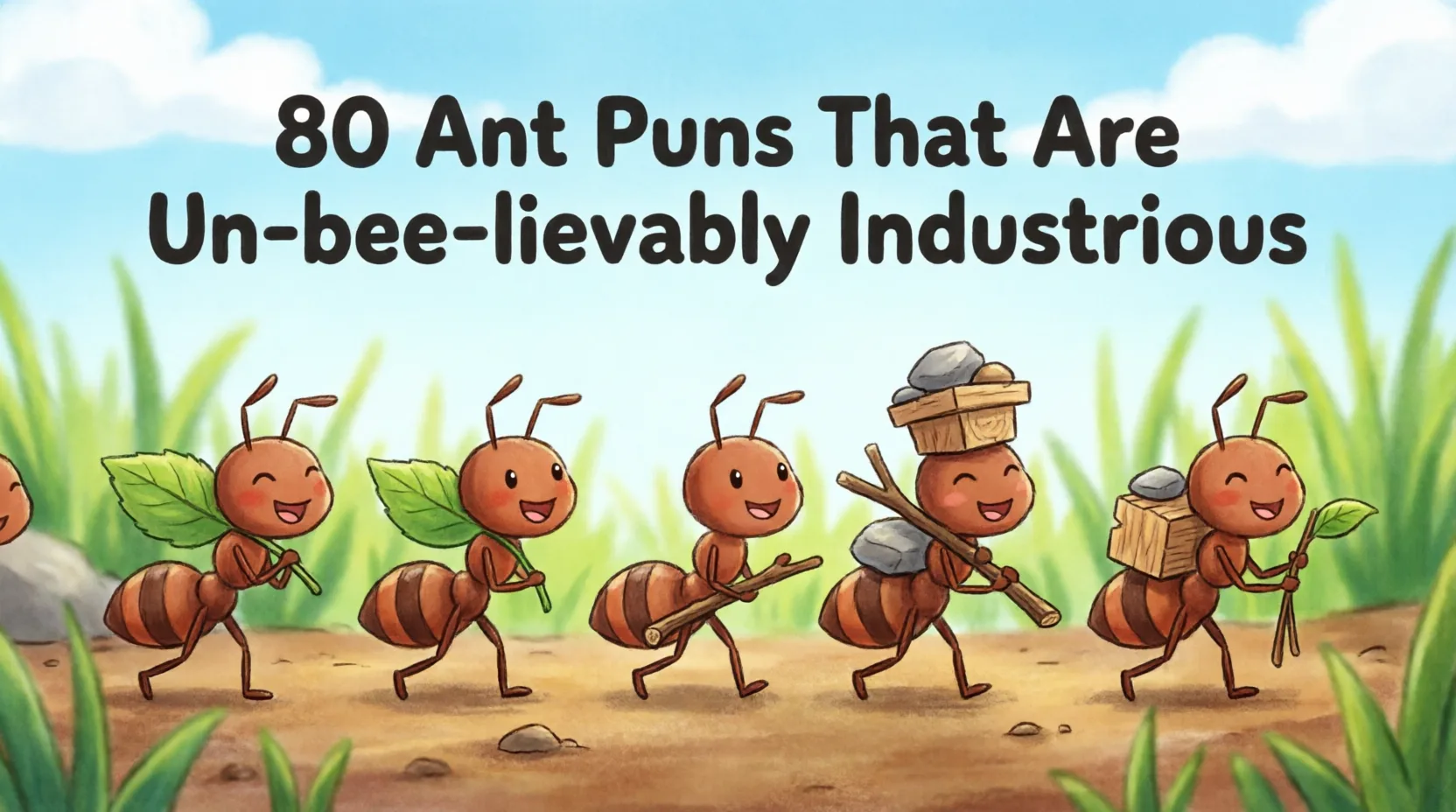 80 Ant Puns That Are Un-bee-lievably Industrious ant puns
