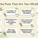 matcha puns and jokes