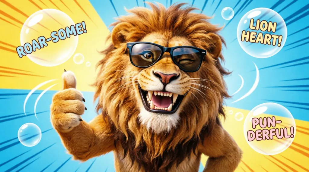 lion puns