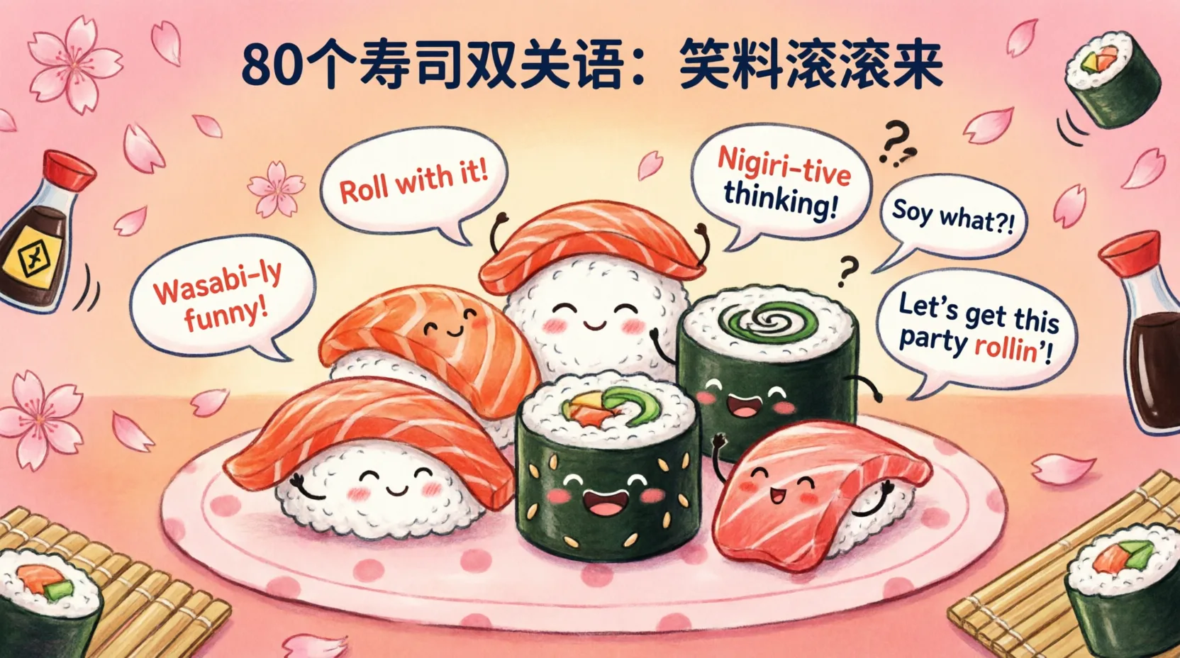 80 Sushi Puns That Roll With the Laughs sushi puns