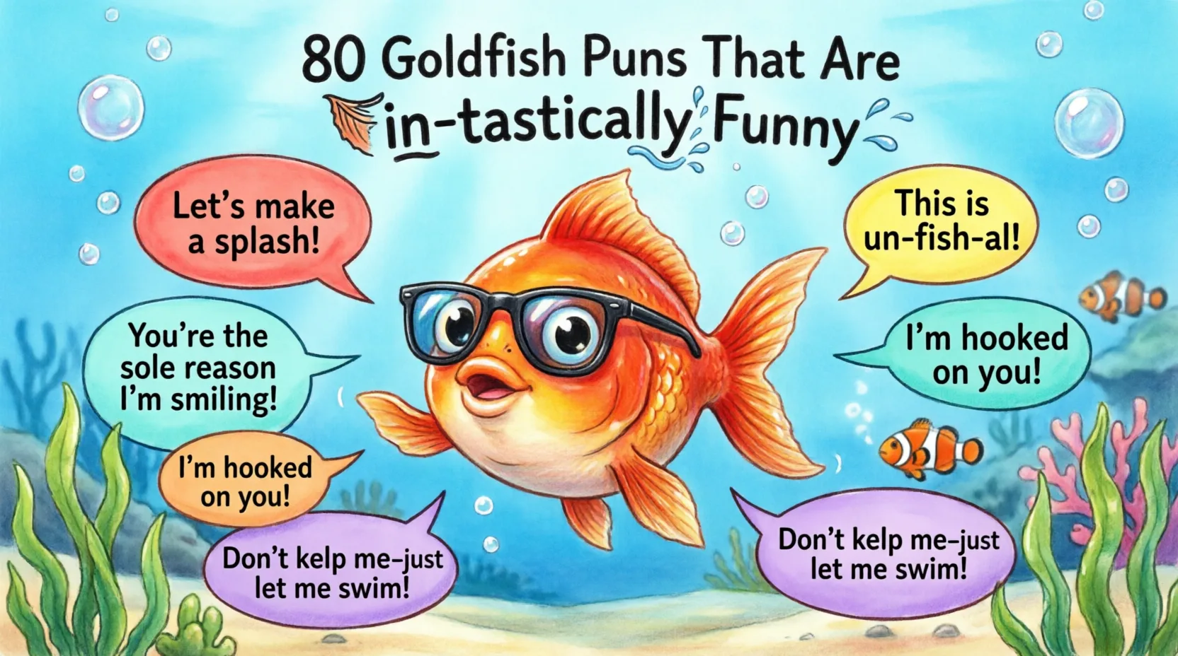 80 Goldfish Puns That Are Fin-tastically Funny goldfish puns