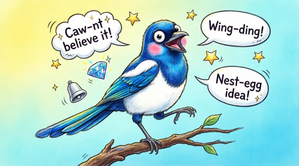magpie puns