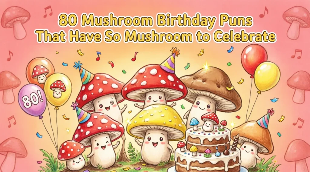 mushroom birthday puns