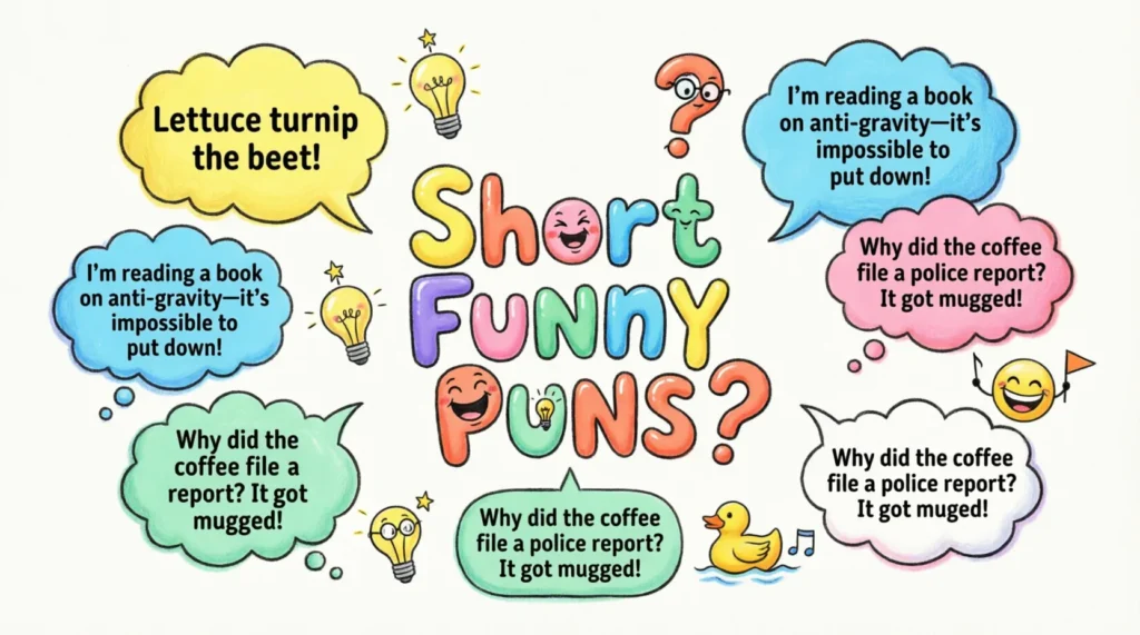 short funny puns