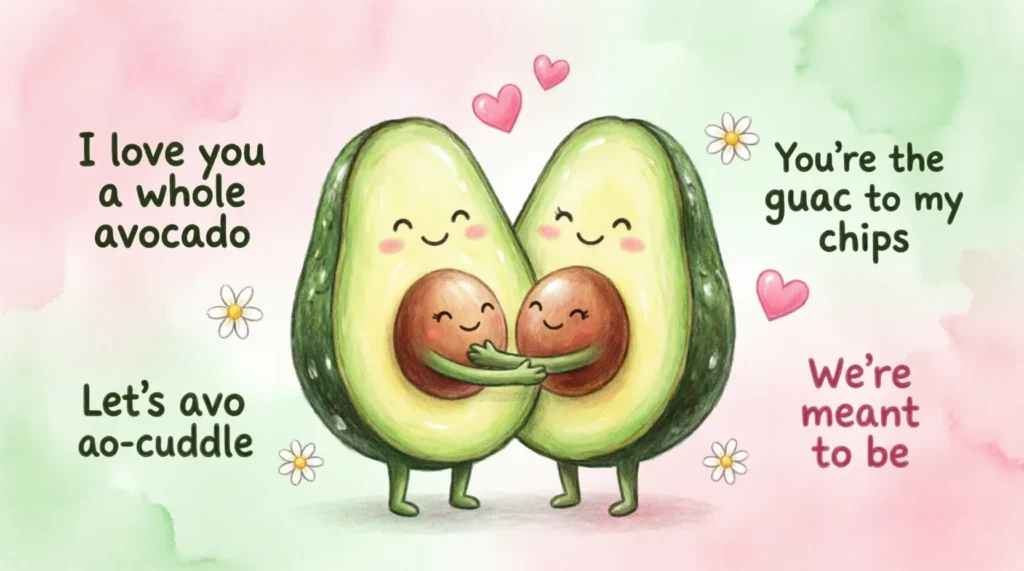 avocado puns love