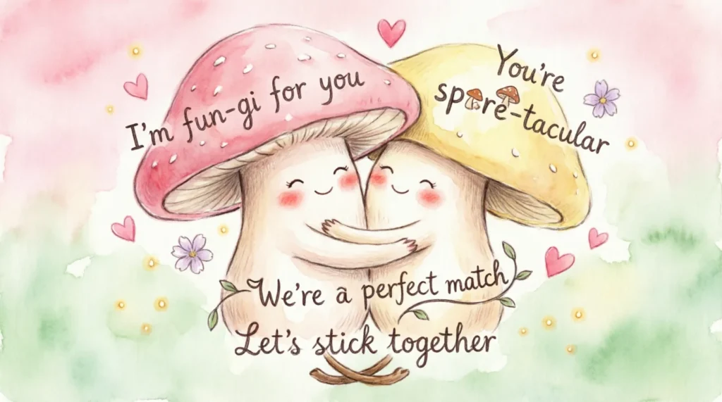 mushroom love puns